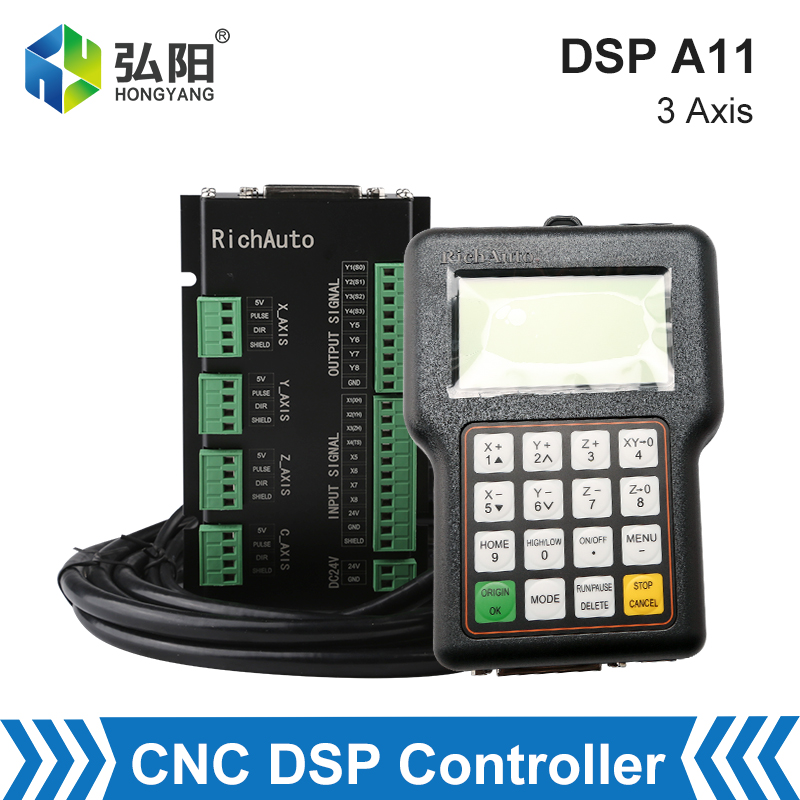 Hycnc Dsp Richauto Original 3  - Richauto A11 Dsp Controller 3 Axis 评论和价格
