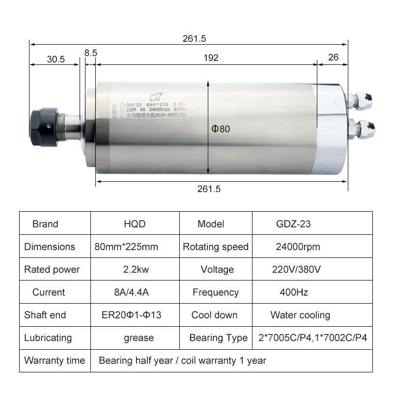 2.2kw Water-Cooled Spindle Kit - 2.2Kw Water Cooled Spindle Kit Vfd 评论和价格