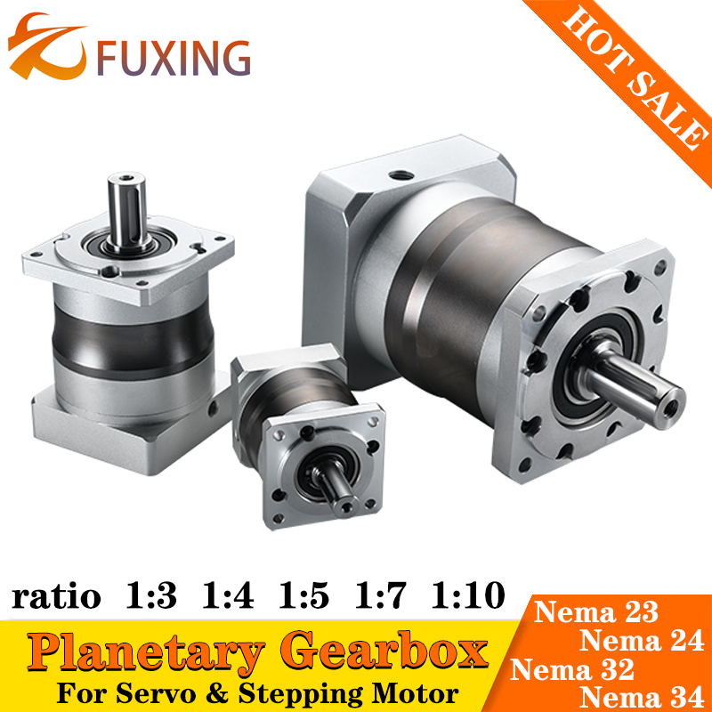 PLF85A Ratio 5:1 10:1 20:1 40: - Planetary Gearbox Reducer Nema 23 34 评论和价格