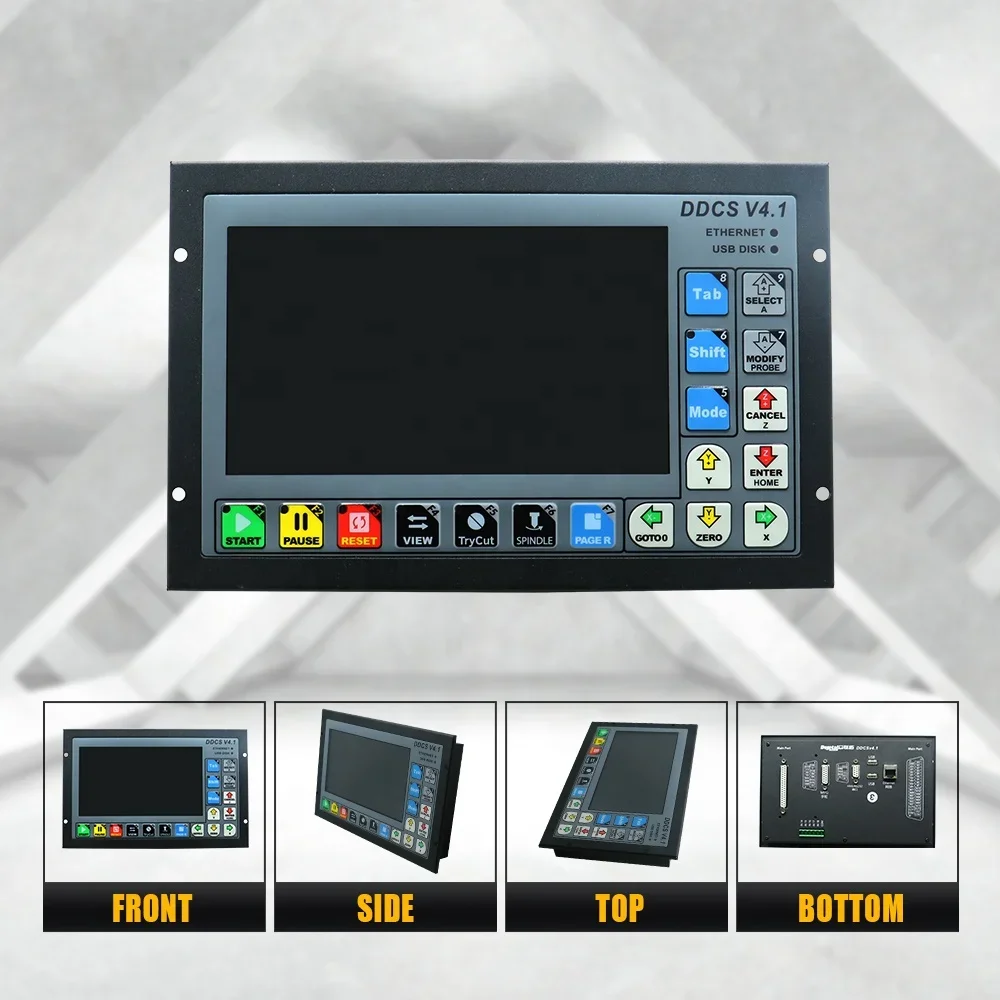 2026 HLTNC Newest DDCS V4.1 CN - Ddcs V4.1 4 Axis Cnc Offline Controller 评论和价格