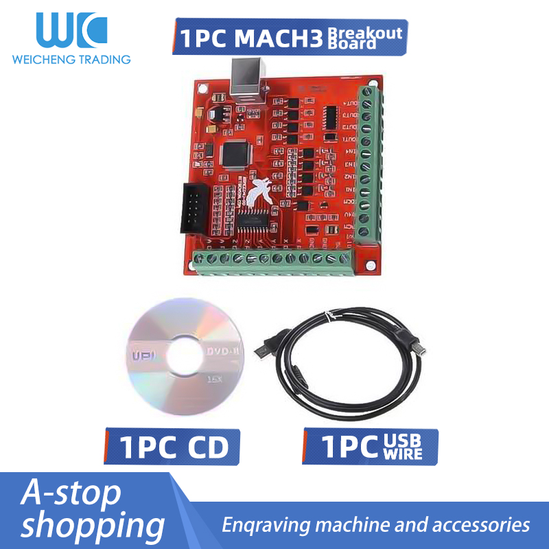 1Set 1PCS MACH3 Breakout Board - Mach3 Usb Cnc Controller 4 Axis 100Khz 评论和价格